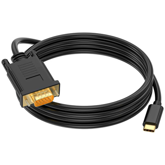 Entratech USB Type-C To Vga Cable Black - 1.8m