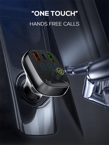 LDNIO C704Q FM Transmitter Fast Car Charger