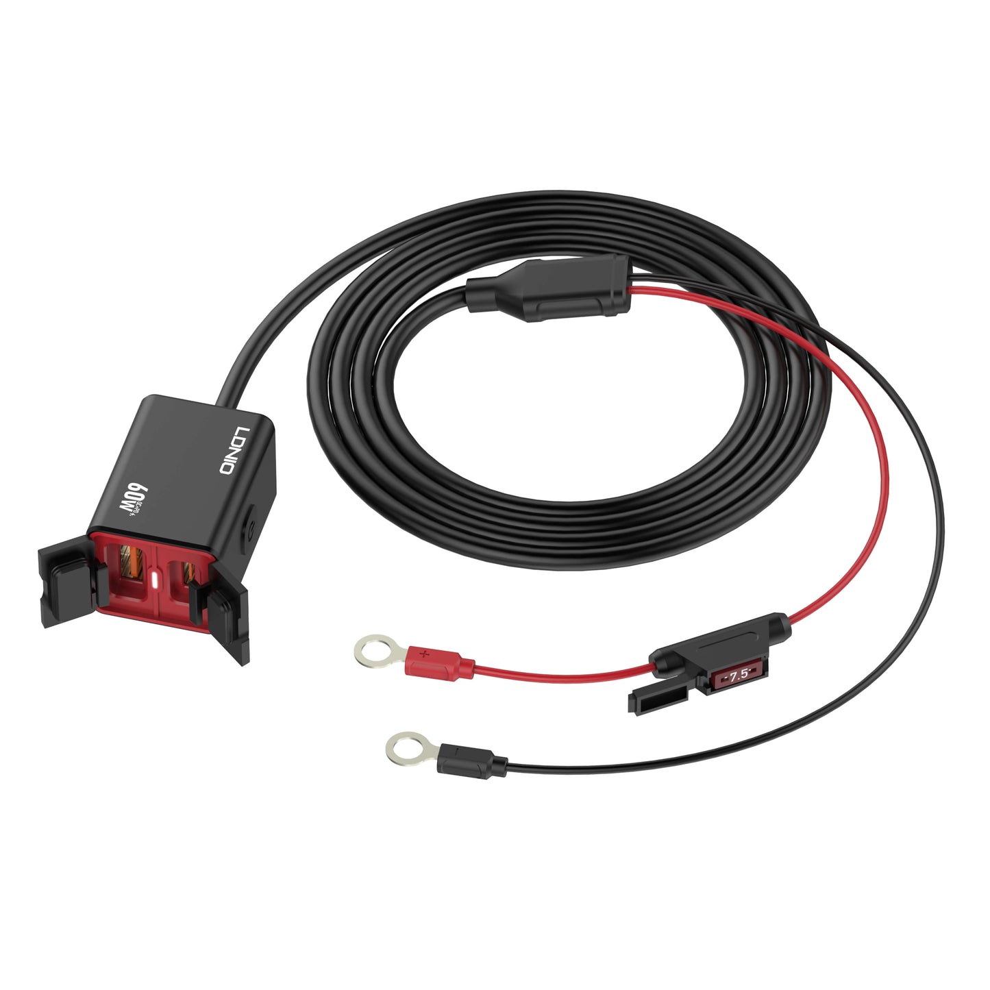 LDNIO C108 60W Wired Waterproof Super Fast Charger for Motorcycle