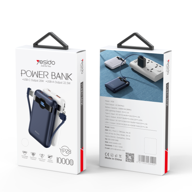YESIDO YP28 10000mAh Power Bank