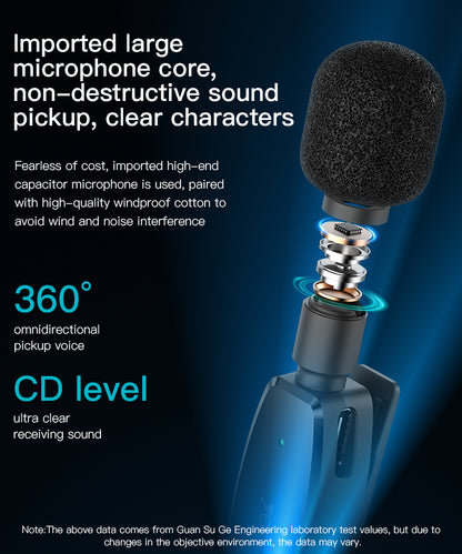 Yesido KR13 Type-C 2 Wireless MEMS Microphone