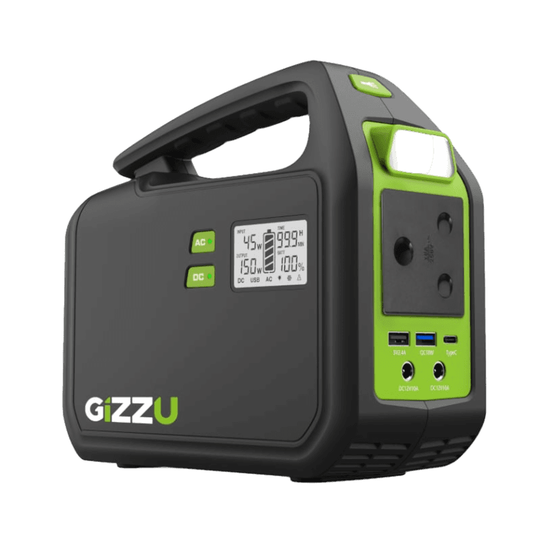 GIZZU 242Wh Portable Power Station 1 x 3 Prong SA Plug Point