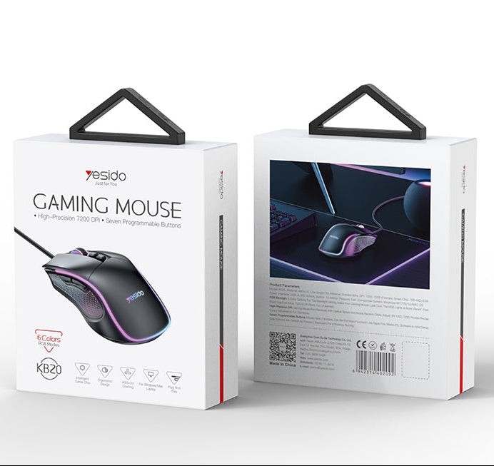 Yesido KB20 Wired Professional Gaming Mouse