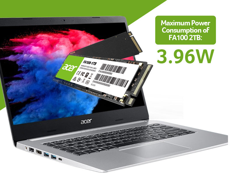 The Acer FA100 PCIe Gen3 x4 M.2 NVMe SSD