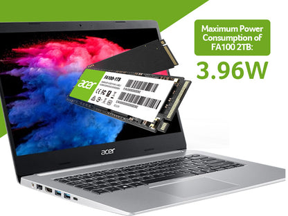 The Acer FA100 PCIe Gen3 x4 M.2 NVMe SSD