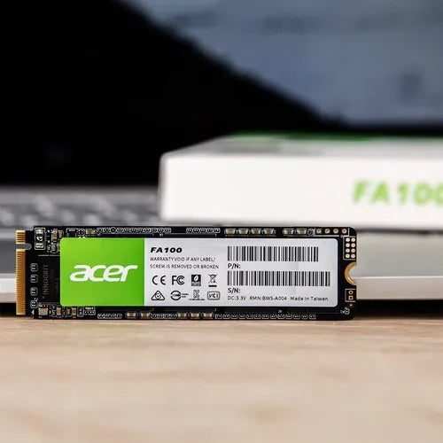 The Acer FA100 PCIe Gen3 x4 M.2 NVMe SSD