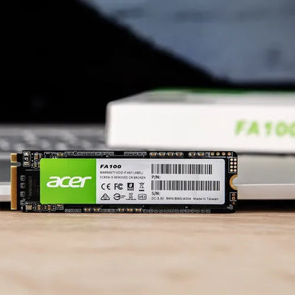 The Acer FA100 PCIe Gen3 x4 M.2 NVMe SSD