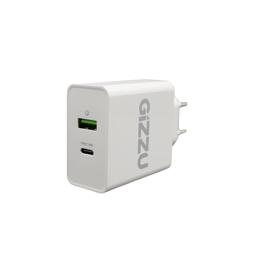 GIZZU Wall Charger Type C 36W PD QC3.0 18W - White