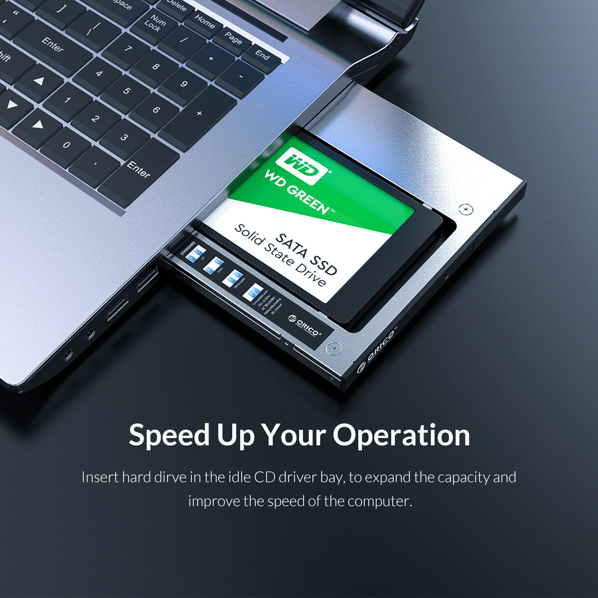 ORICO 7mm & 9.5mm Optical to 2.5 Drive Caddy