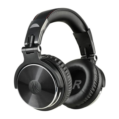 Oneodio Pro 10 Professional Wired Over Ear DJ and Studio Headphones - BK