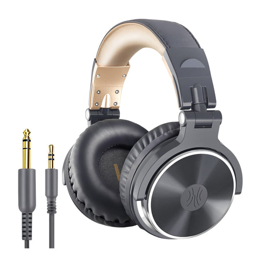 Oneodio Pro 10 Professional Wired Over Ear DJ and Studio Headphones - BK
