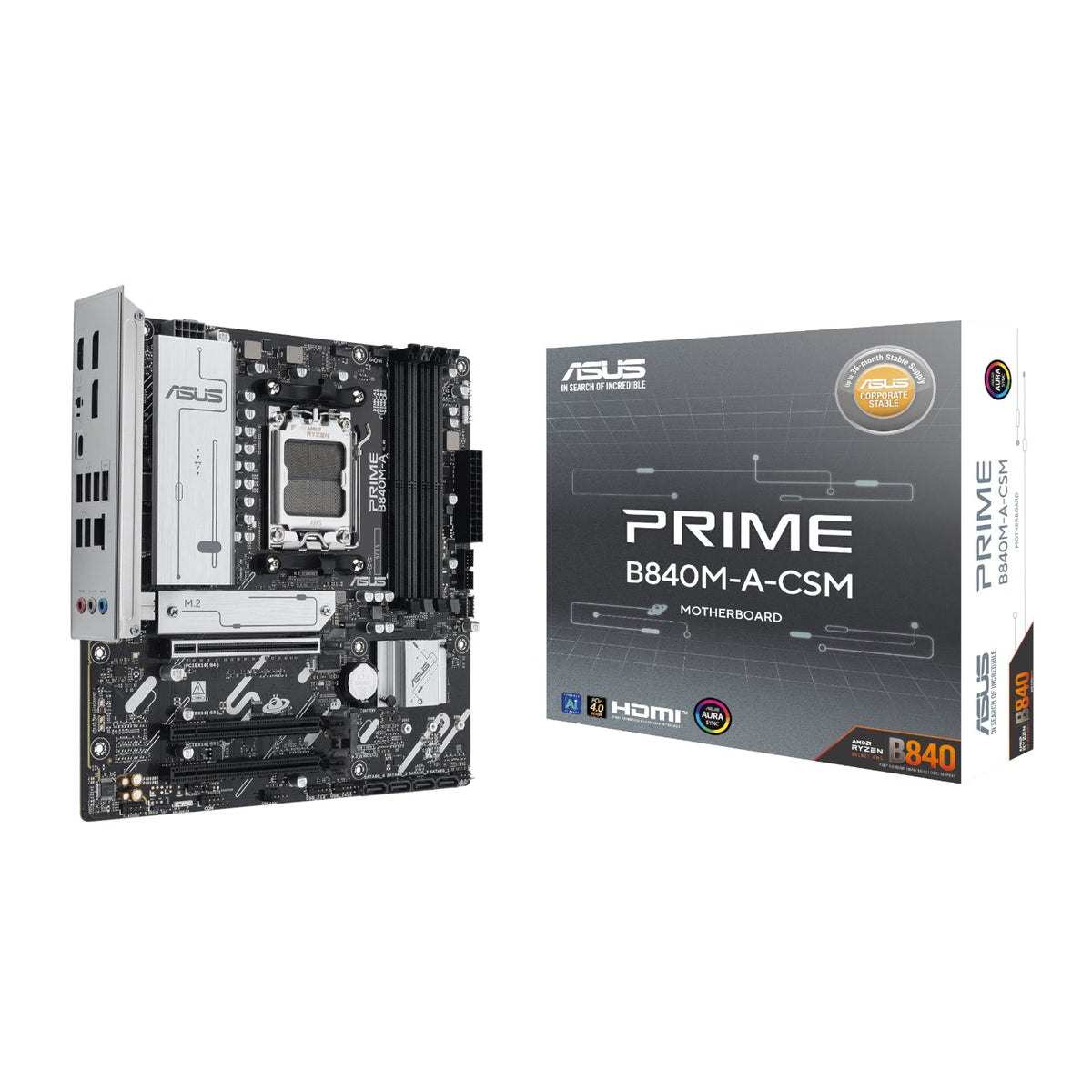Asus PRIME B840M-A-CSM AM5 Micro ATX Motherboard
