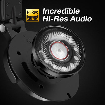 Oneodio Pro 50 Professional Wired Over Ear DJ and Studio Headphones - BK