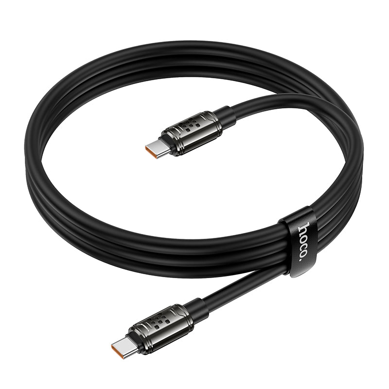 HOCO U143 Fast Charge PVC Data Cable 240W Type-C to Type-C - 1.2m