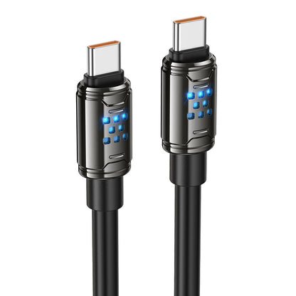 HOCO U143 Fast Charge PVC Data Cable 240W Type-C to Type-C - 1.2m