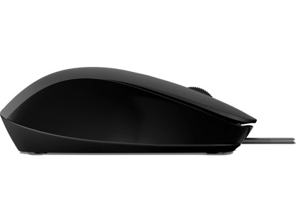 HP 150 Wired Mouse Optical Black