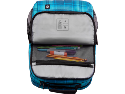HP Campus XL Tartan Plaid Backpack