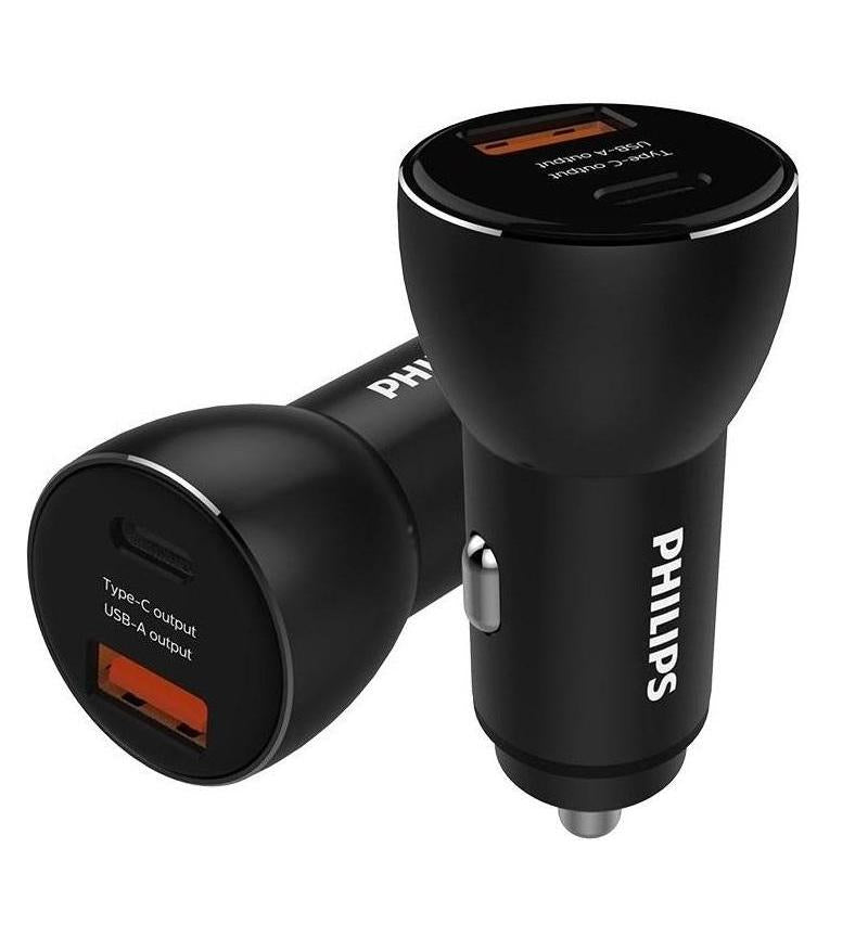 Philips Dual Port Car Charger - 36w