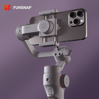 Capture 5  Gimbal Stabilizer 3-Axis with AI Tracking Sensor