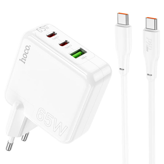 Hoco C115A Wall charger PD65W + QC3.0
