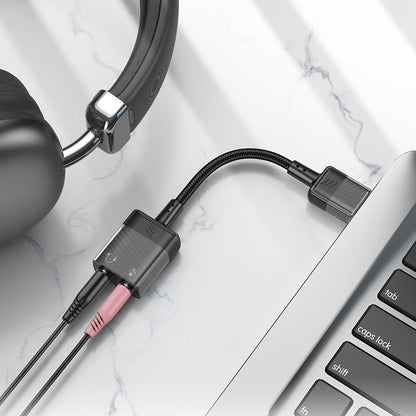 Hoco LS37 USB to Aux 3.5mm External Sound Card