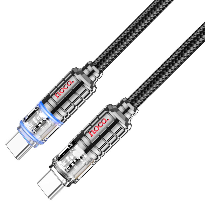 Hoco U122 60W fast charge Cable Type-C to Type-C -1.2m