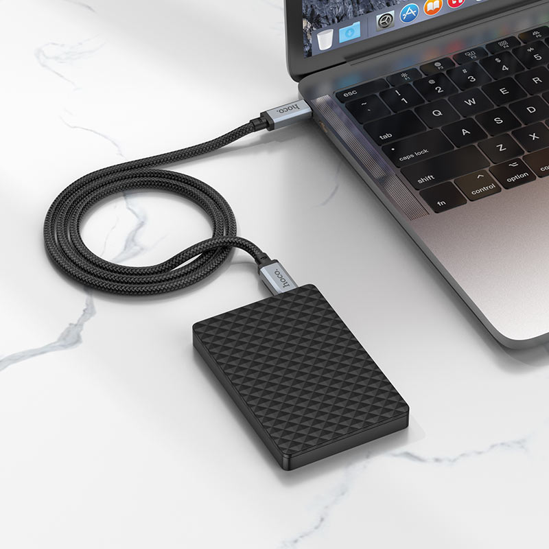 Hoco US05 Type-C to Type-C 100W charging data cable, 4K @ 60Hz HD screen mirroring