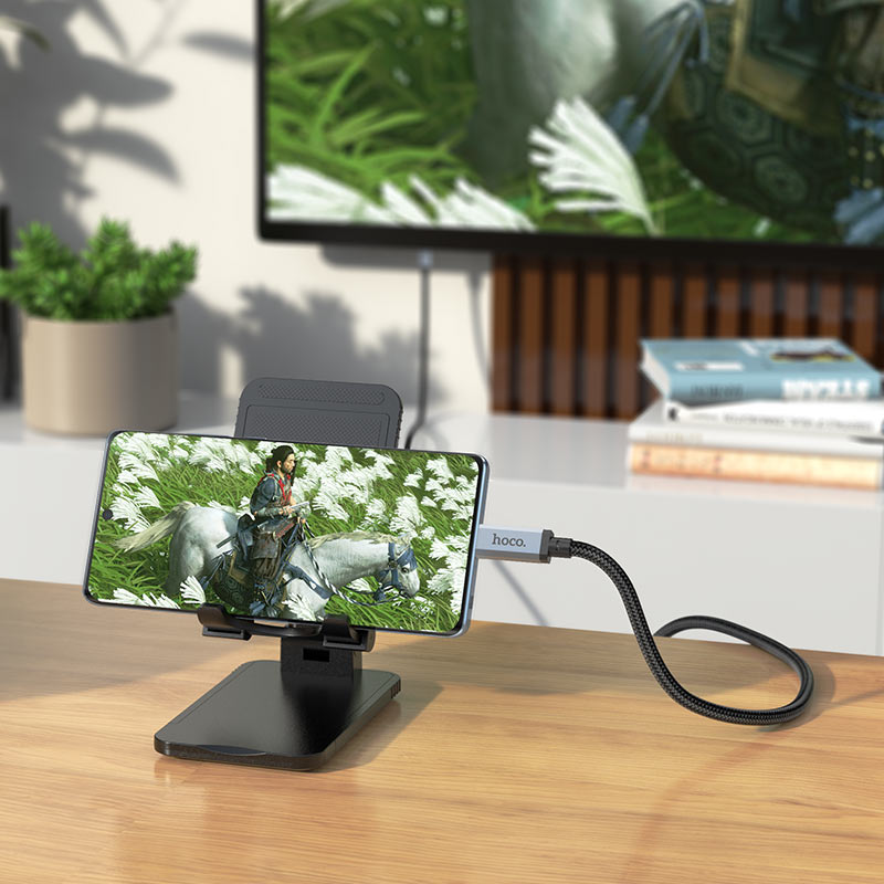 Hoco US05 Type-C to Type-C 100W charging data cable, 4K @ 60Hz HD screen mirroring
