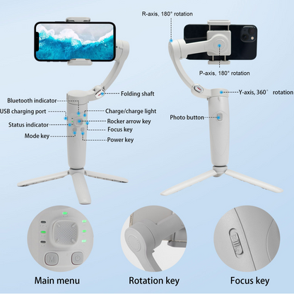 M1 3-Axis Smartphone Gimbal Stabilizer