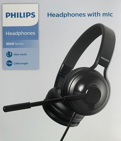 PHILIPS 3000 Series On ear Wired headphones