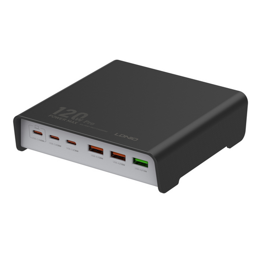 LDNIO Q605 - 120W Multi-ports Desktop Charging Station