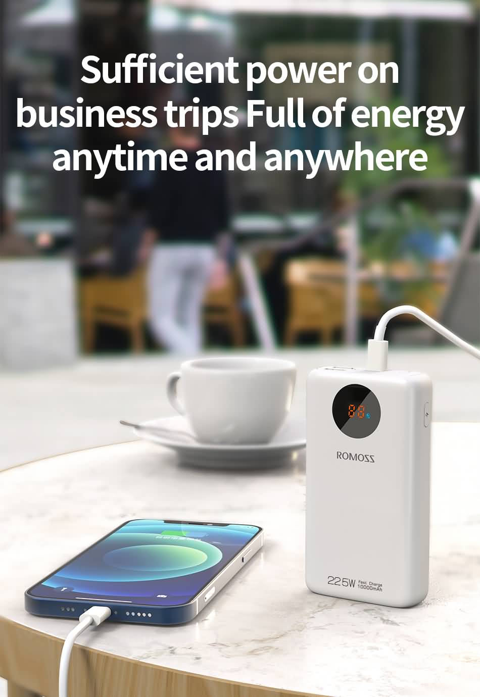 Romoss Power Bank 10000mAh 22.5W WH