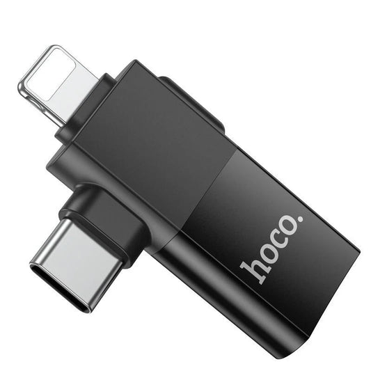 HOCO UA17 iP & USB-C Male to USB Female OTG Adapter (pack of 3)