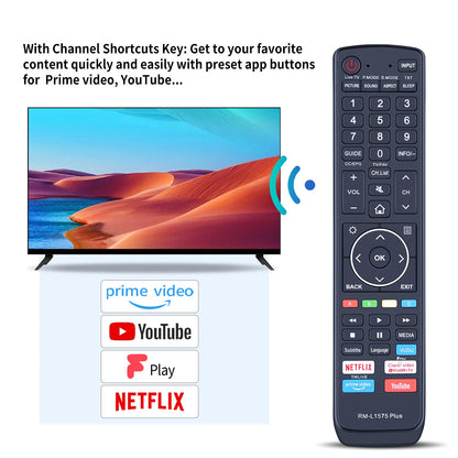 HUAYU RM-L1575 Remote Control For Hisense LCD/LED TV