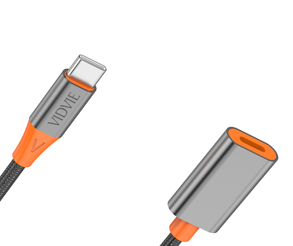 VIDVIE Type-C Male to Lightning Female Charging & Data Cable - 12cm