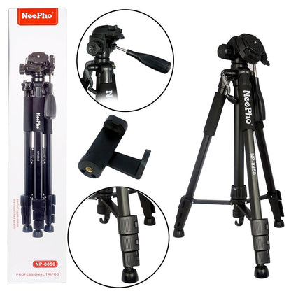 NeePho NP-8850 Professional DSLR / Mobile / Digital Camera Tripod Black