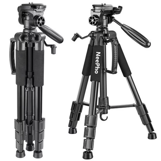 NeePho NP-8850 Professional DSLR / Mobile / Digital Camera Tripod Black