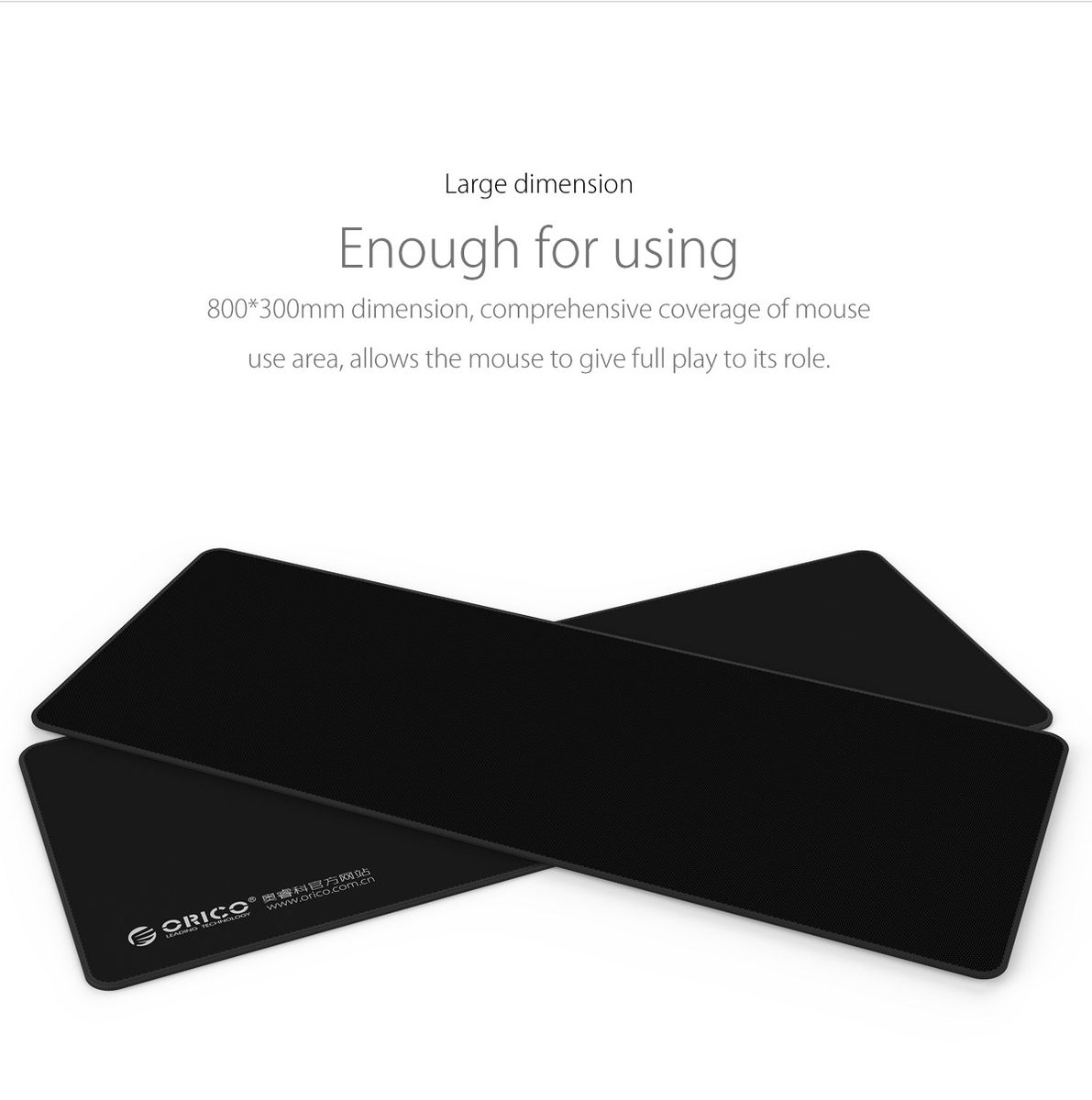 Orico Mouse Pad 800x300x3mm (Black)