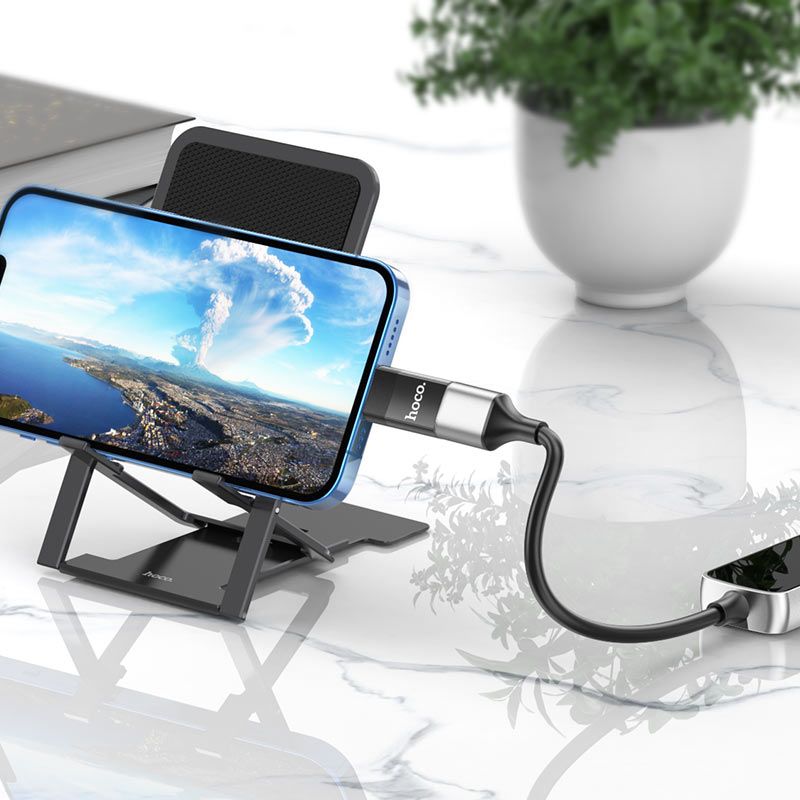 Hoco UA17 Lightning to USB-A OTG Adapter - (pack of 3)