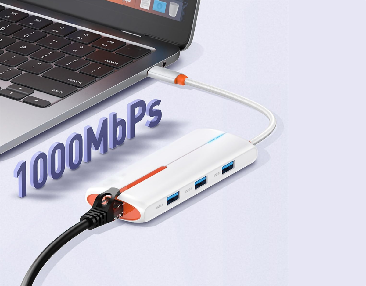 LDNIO-(DS-26H) 6 In 1 USB C Multifunction Docking Station