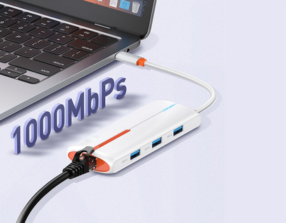 LDNIO-(DS-26H) 6 In 1 USB C Multifunction Docking Station