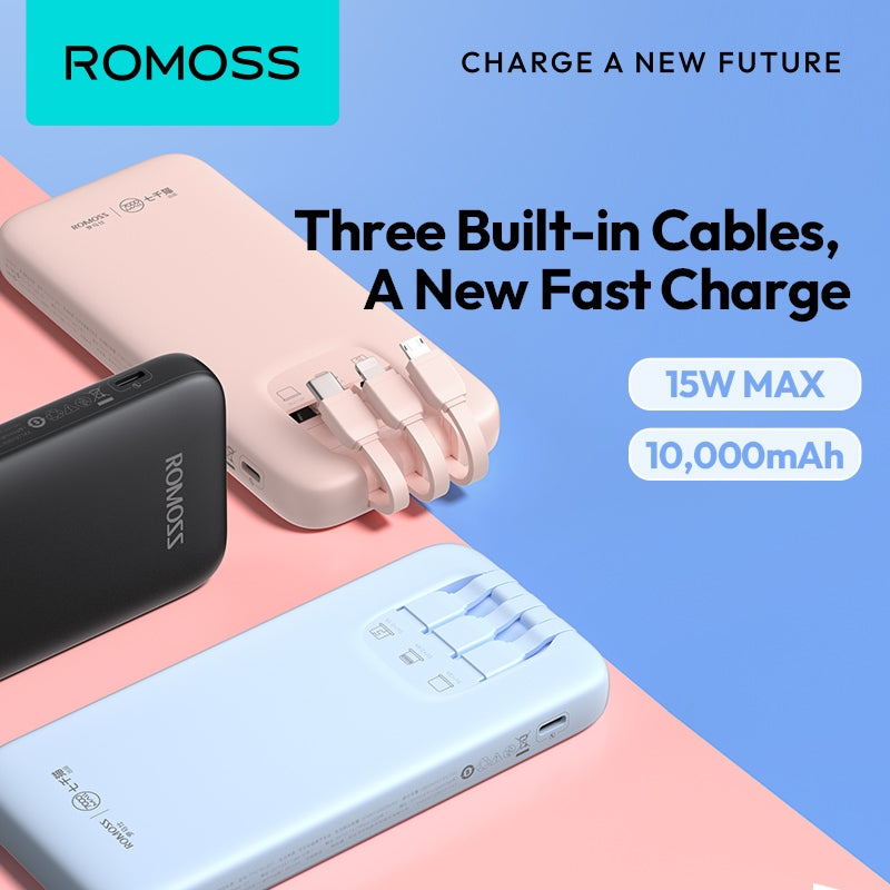 Romoss Power Bank 10000mAh 15W BK
