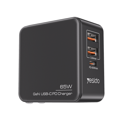 Yesido 65W Quick Charger Black