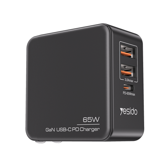 Yesido 65W Quick Charger Black
