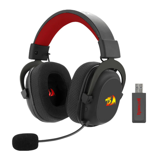 REDRAGON Over-Ear ZEUS-X Wireless RGB Gaming Headset - Black