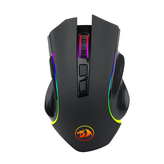 REDRAGON GRIFFIN ELITE 4000DPI RGB Wireless ERGO Gaming Mouse - Black