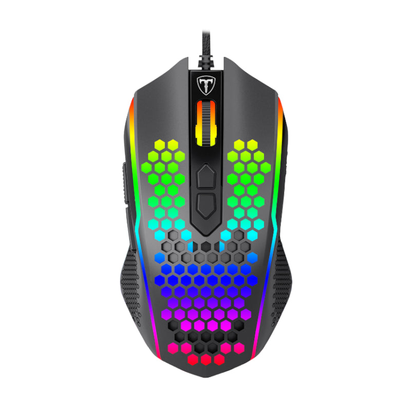 T-Dagger
Honeycomb 7200DPI RGB Lightweight Gaming Mouse - Black