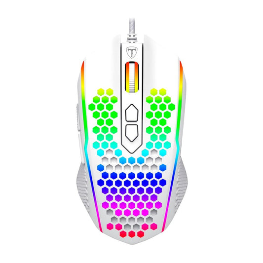 T-Dagger
Honeycomb 7200DPI RGB Lightweight Gaming Mouse - White
